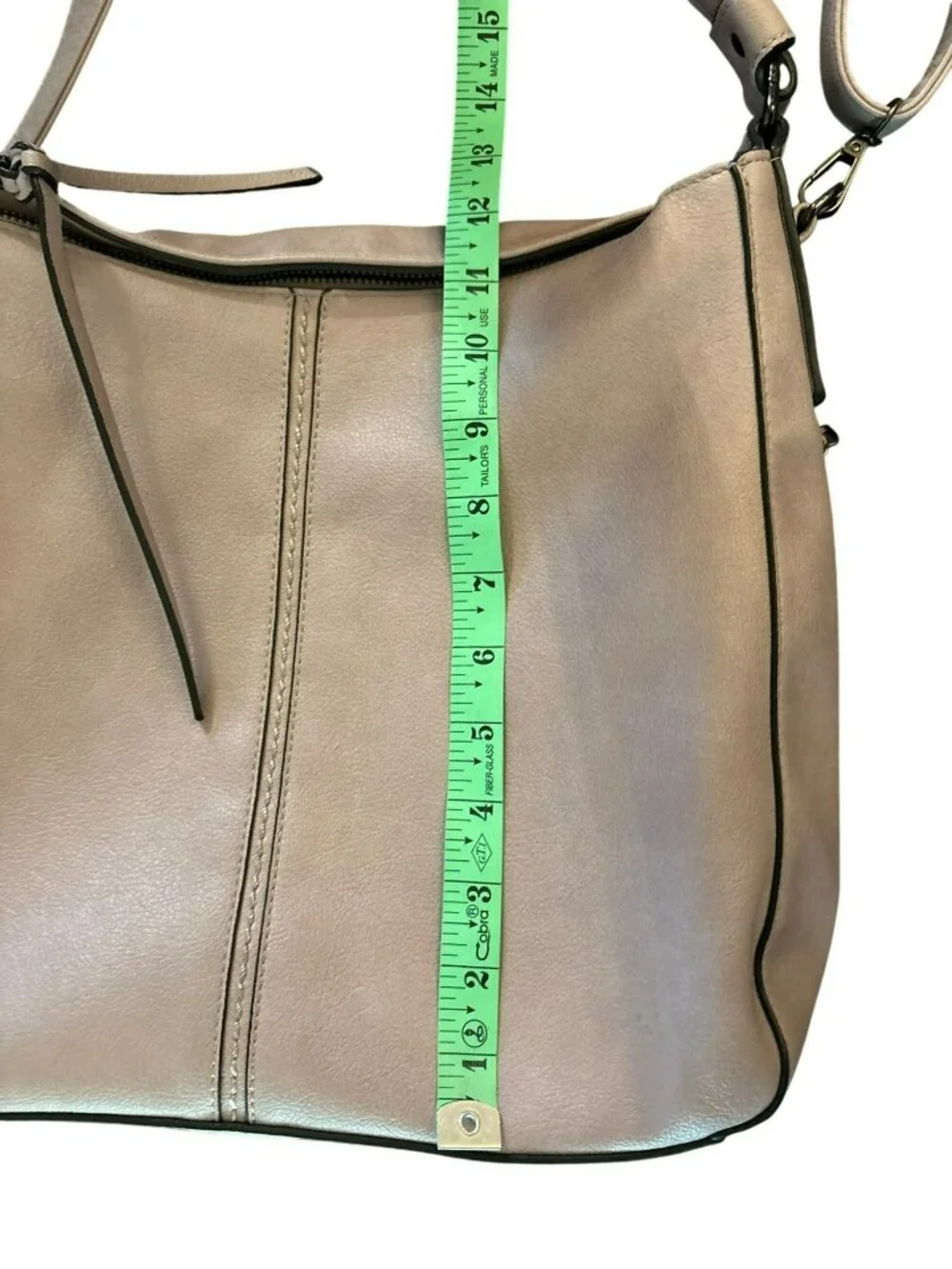 Realer Large Faux Leather Hobo Shoulder Bag Adjustable Strap